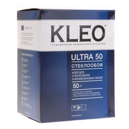 Купить Клей для стекл. и флиз. обоев KLEO ULTRA 50 в Санкт-Петербурге по недорогой цене и с быстрой доставкой.