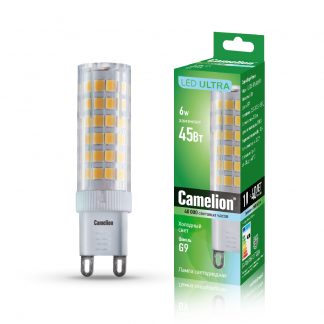 Купить Лампа светодиодная Camelion LED6-G9/845/G9 6Вт 220В блистер в Санкт-Петербурге по недорогой цене и с быстрой доставкой.