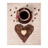 Купить Картина канвас IDEA Кофе с сердцем