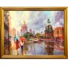 Купить Картина в раме Летний дождь в Питере 30х40см в Санкт-Петербурге по недорогой цене и с быстрой доставкой.