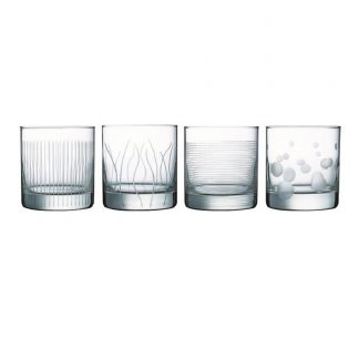 Купить Набор стаканов Лаунж клаб 4шт 300мл низкие стекло в Санкт-Петербурге по недорогой цене и с быстрой доставкой.