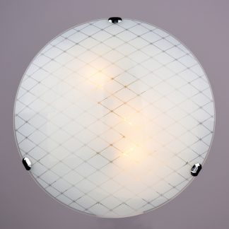 Купить Светильник настенно-потолочный Россвет РС-023  3*E27*60Вт d 40см Сетка глянцевый в Санкт-Петербурге по недорогой цене и с быстрой доставкой.