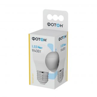 Купить Лампа светодиодная ФОТОН LED P45 4W E27 3000K в Санкт-Петербурге по недорогой цене и с быстрой доставкой.