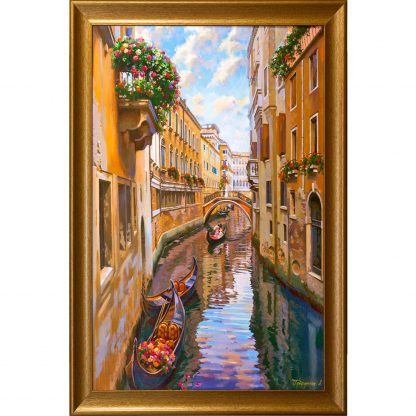 Купить Картина в раме Венеция 50х70см в Санкт-Петербурге по недорогой цене и с быстрой доставкой.