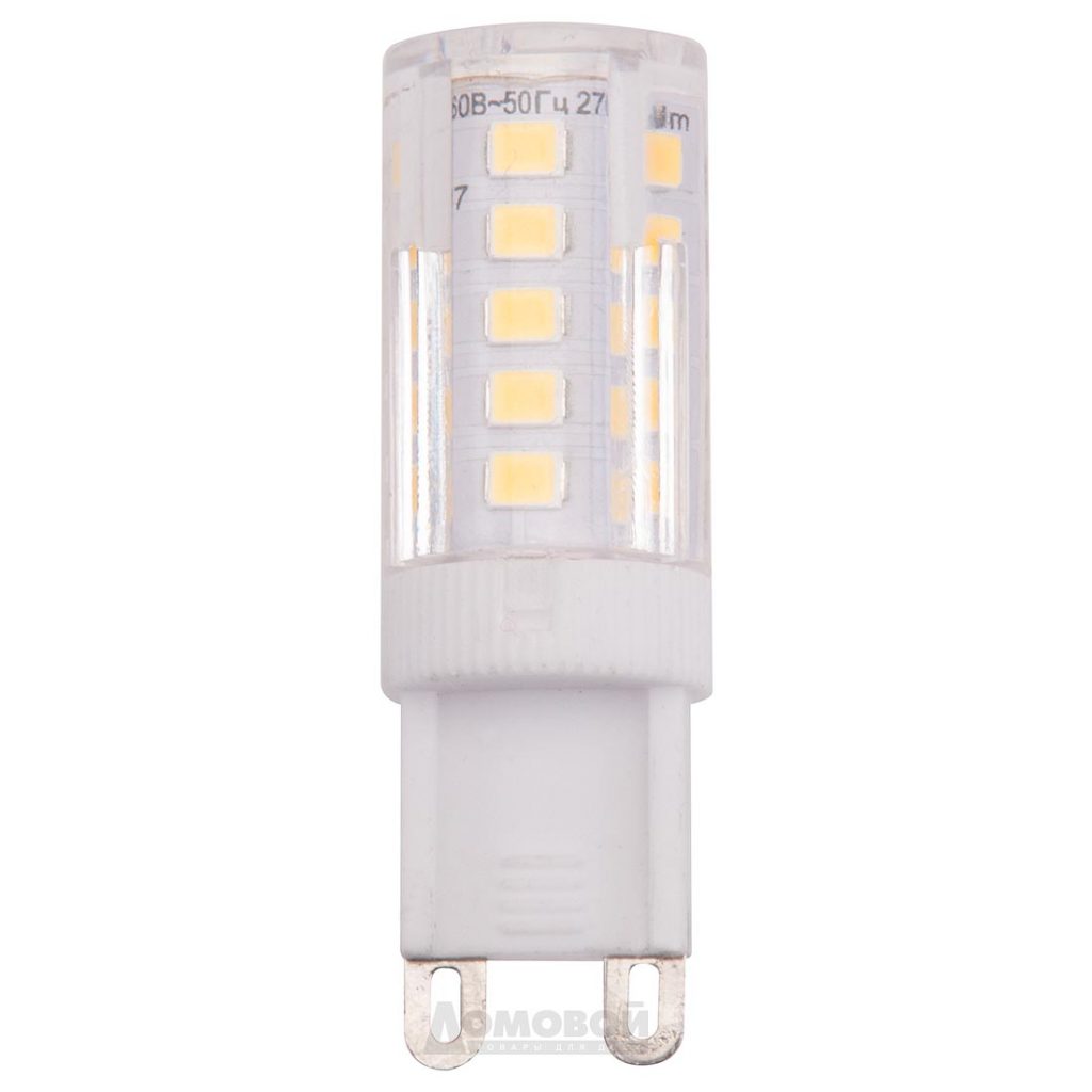  светодиодная ЭРА LED smd JCD-3,5w-220V-corn, ceramics-827-G9 (100 .
