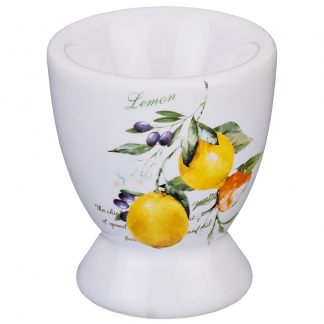 Купить Подставка п/яйцо Итальянские лимоны 6см керамика в Санкт-Петербурге по недорогой цене и с быстрой доставкой.