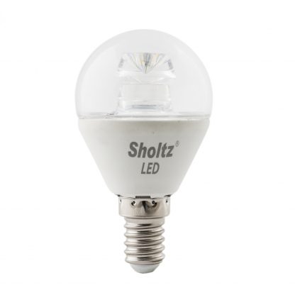 Купить Лампа светодиодная SHOLTZ 5W E14 3000К шар линзованный в Санкт-Петербурге по недорогой цене и с быстрой доставкой.