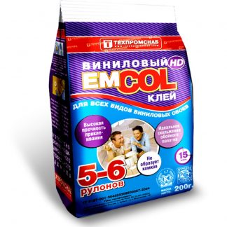 Купить Emcol виниловый (мягкая упаковка) клей 200гр в Санкт-Петербурге по недорогой цене и с быстрой доставкой.