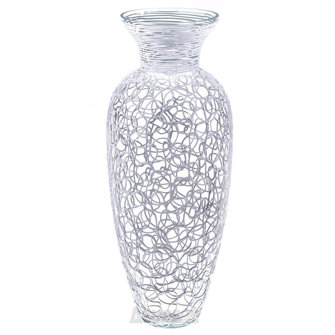 стеклянные напольные вазы для интерьера