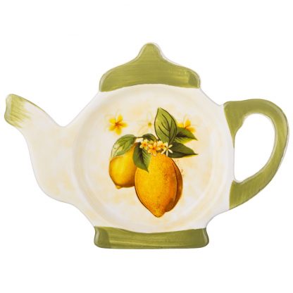Купить Подставка под чайные пакетики Лимоны 13см керамика в Санкт-Петербурге по недорогой цене и с быстрой доставкой.