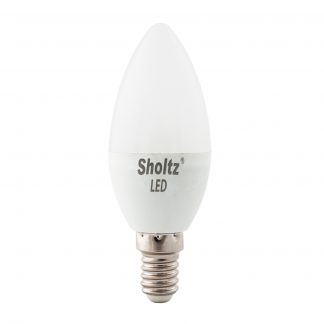 Купить Лампа светодиодная SHOLTZ 7W E14 3000К свеча в Санкт-Петербурге по недорогой цене и с быстрой доставкой.