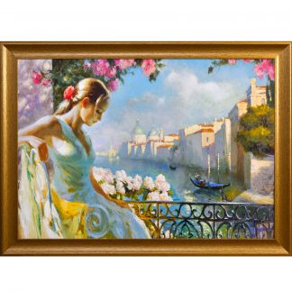 Купить Картина в раме Венецианский мотив 50х70см в Санкт-Петербурге по недорогой цене и с быстрой доставкой.