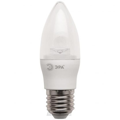Купить Лампа светодиодная ЭРА LED smd B35-7w-827-E27-Clear (6/60/2100) в Санкт-Петербурге по недорогой цене и с быстрой доставкой.