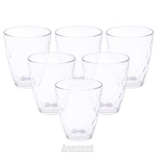 Купить Набор стаканов DOTS 6шт 390мл стекло в Санкт-Петербурге по недорогой цене и с быстрой доставкой.