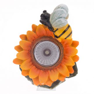 Купить Светильник садовый на солнечной  батарее "Оранжевый цветок"