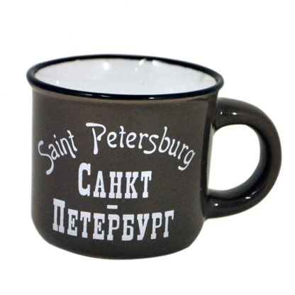 Купить Кружка сувенирная Санкт-Петербург  90мл керамика в Санкт-Петербурге по недорогой цене и с быстрой доставкой.