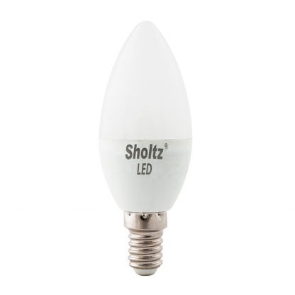 Купить Лампа светодиодная SHOLTZ 5W Е14 3000K свеча в Санкт-Петербурге по недорогой цене и с быстрой доставкой.