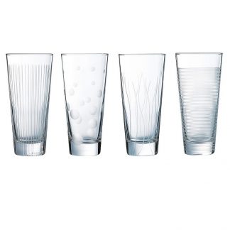 Купить Набор стаканов Лаунж клаб 4шт 350мл высокие стекло в Санкт-Петербурге по недорогой цене и с быстрой доставкой.