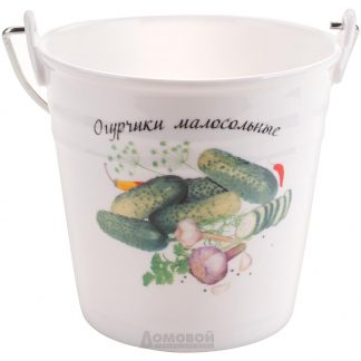 Купить Ведерко для малосольных огурчиков 15см фарфор в Санкт-Петербурге по недорогой цене и с быстрой доставкой.