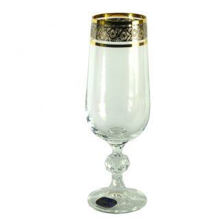 Купить Набор бокалов д/шампанского Клавдия 180мл 6шт панто платина стекло в Санкт-Петербурге по недорогой цене и с быстрой доставкой.